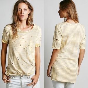 Distressed Free People T-Shirt